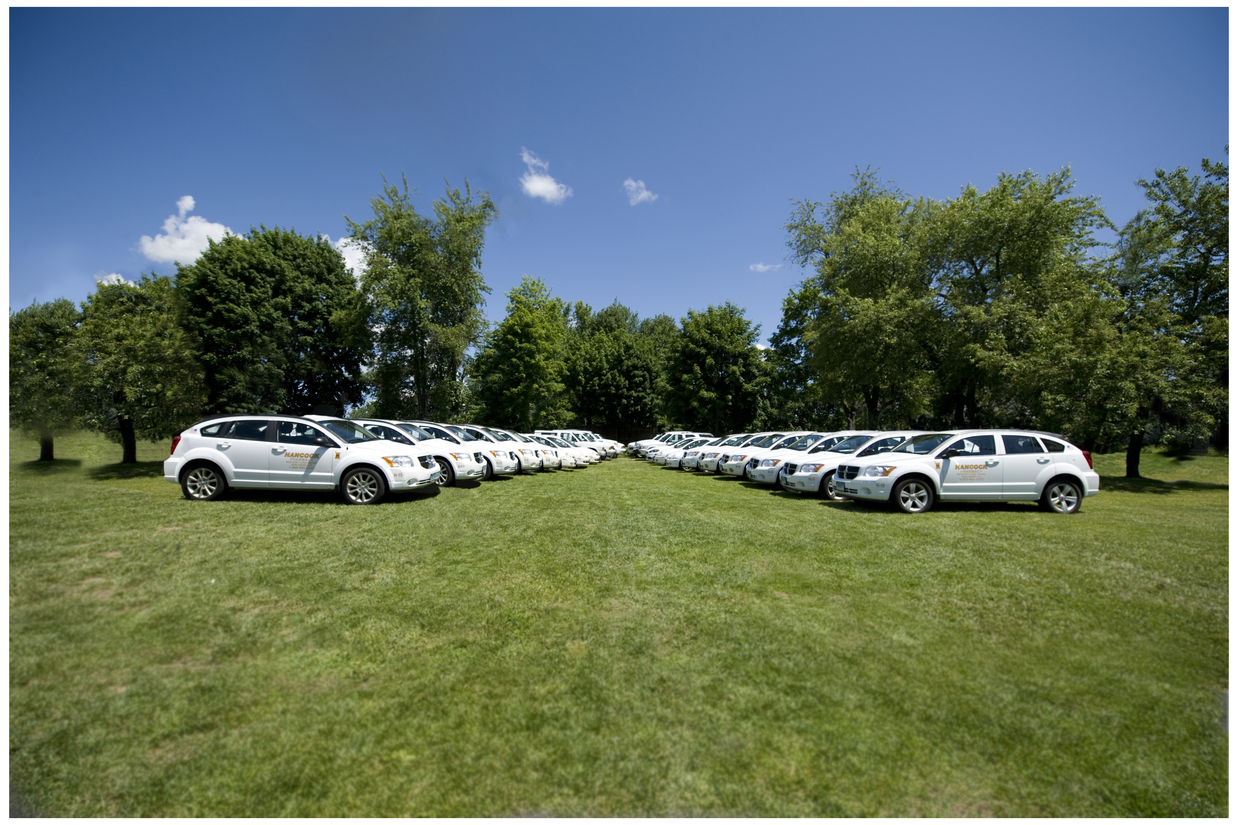 Hancock Pharmacy Fleet of Cars